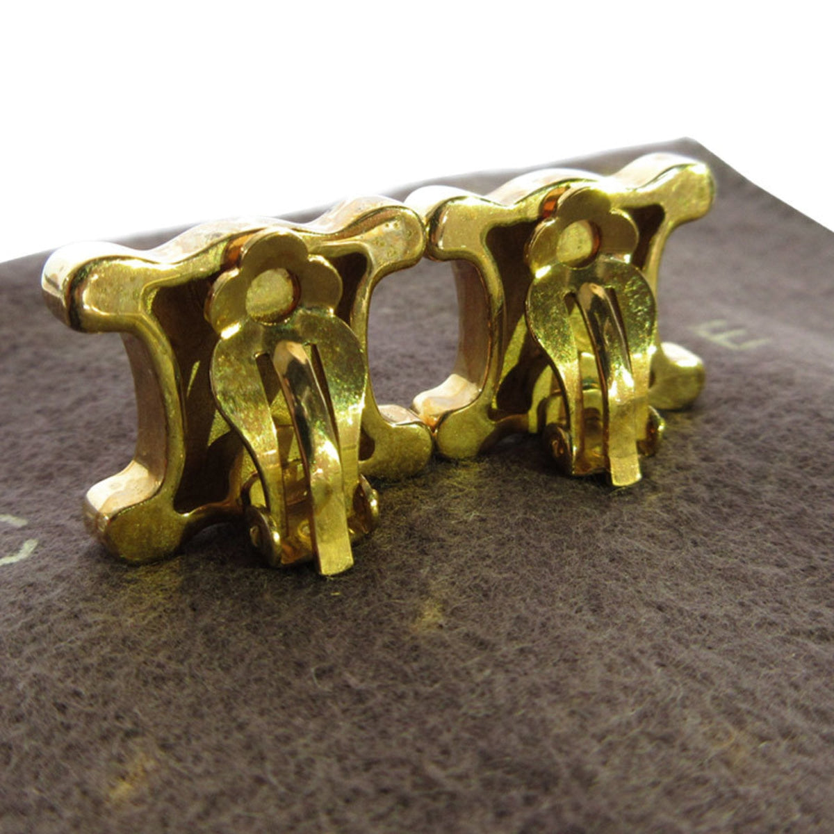 Earrings Gold-Tone Metal