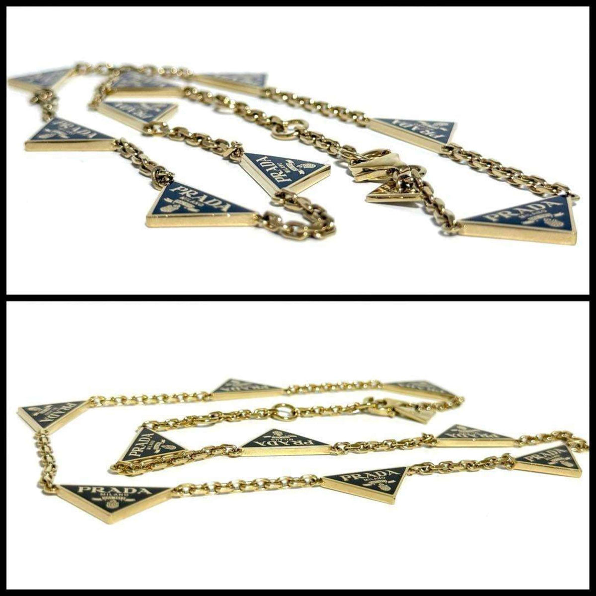 Pendant Necklace Enamel Metal