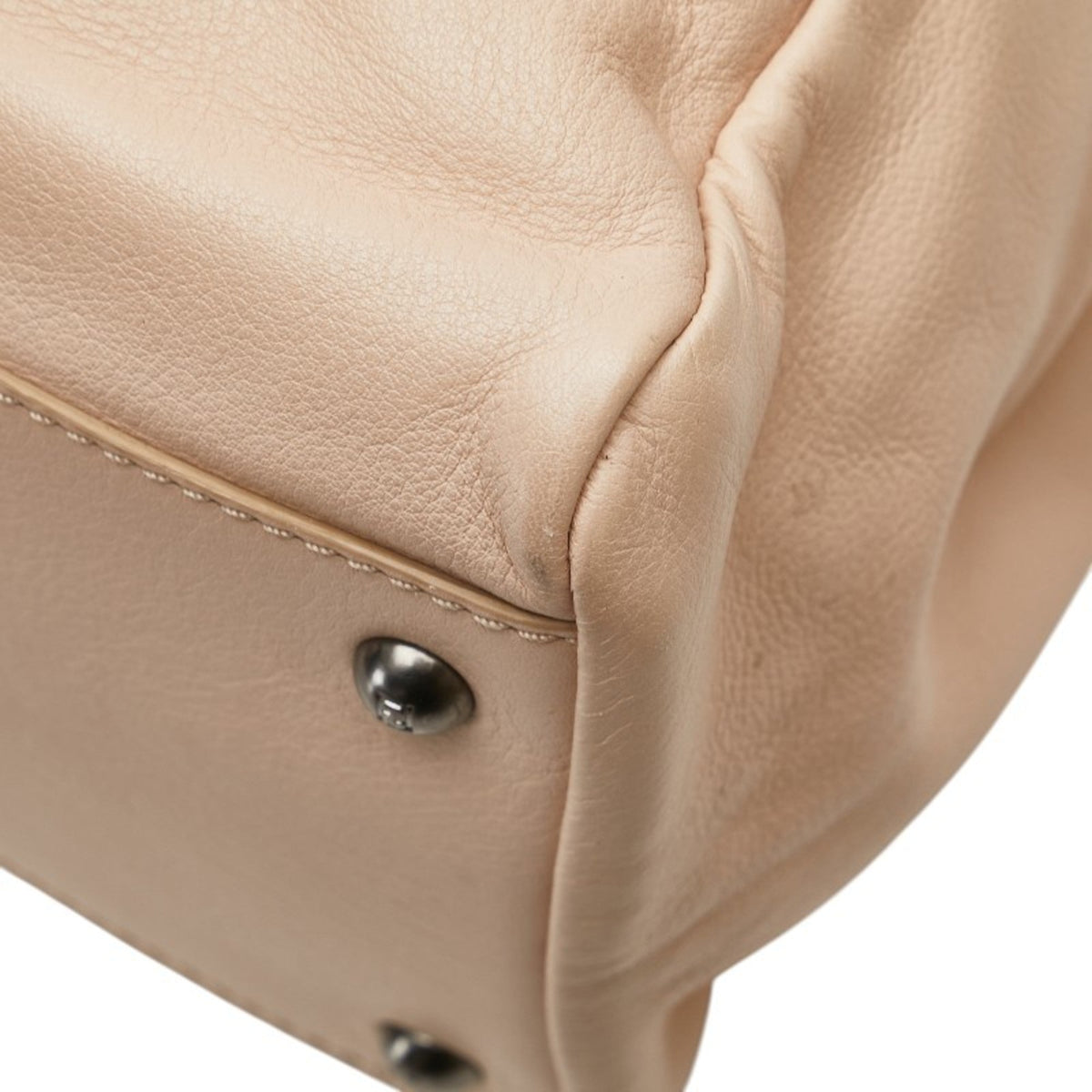Peekaboo Bag Leather with Snakeskin Interior Large