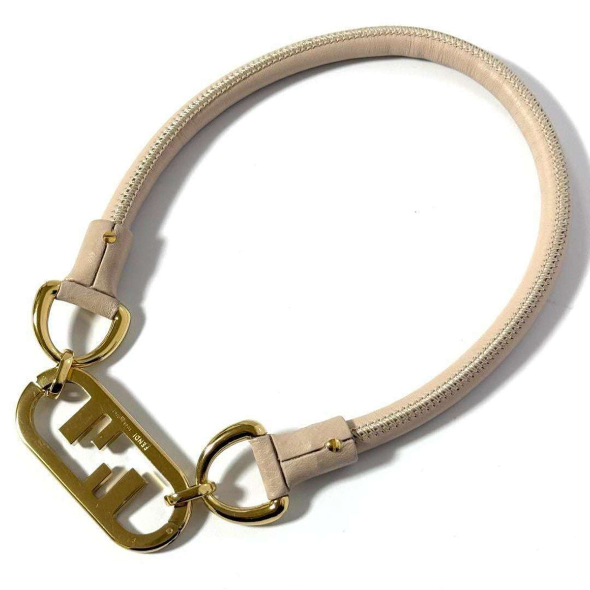 Orlock Pendant Necklace Leather and Metal