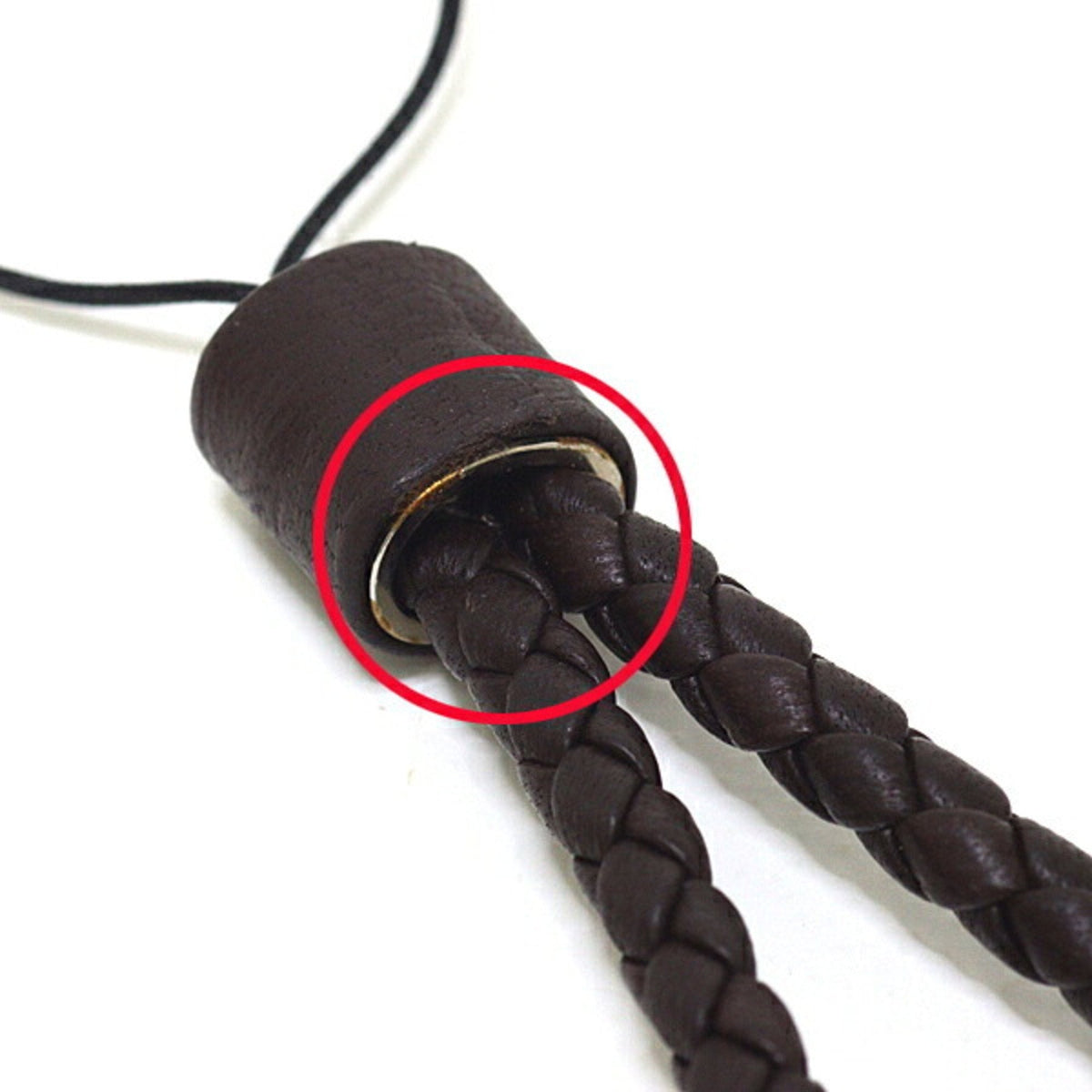 Charm Leather Dark Brown Handbag Charm