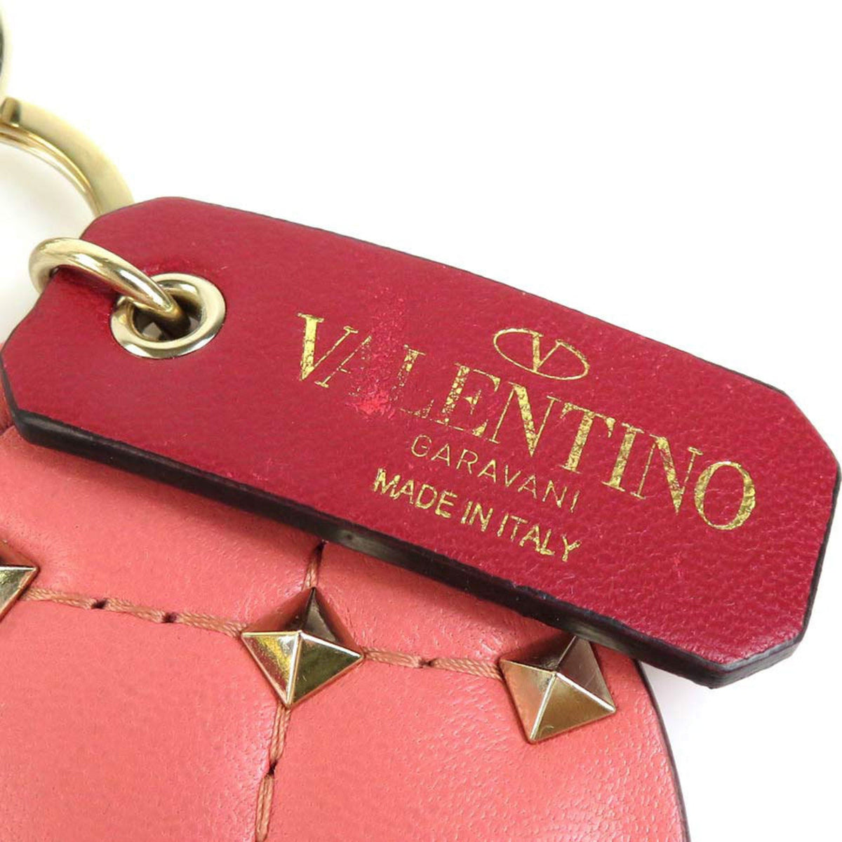 Handbag Charm Pink Leather