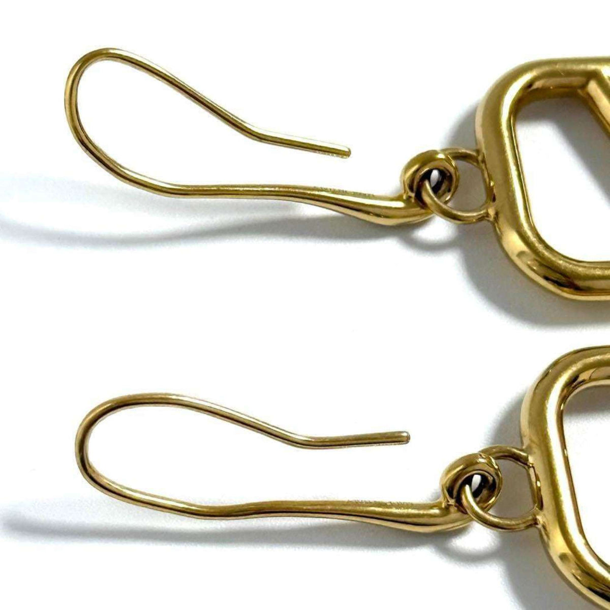 Logo Earrings Metal