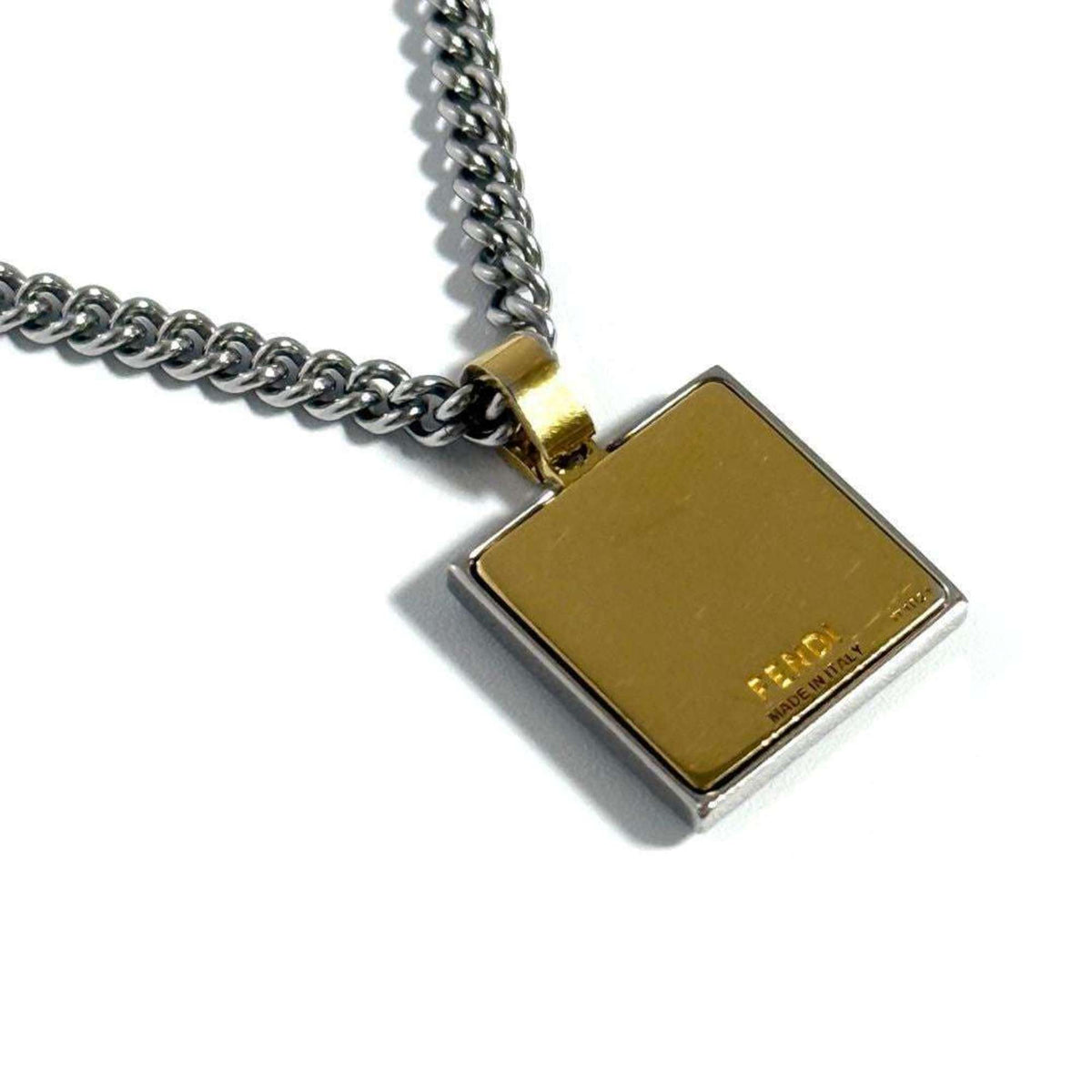 Pendant Necklace Metal Palladium and Gold Color