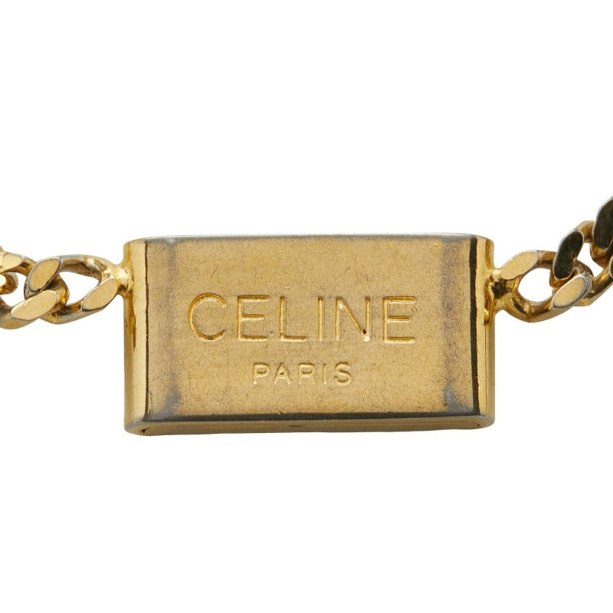 Carriage Pendant Necklace Gold Plated