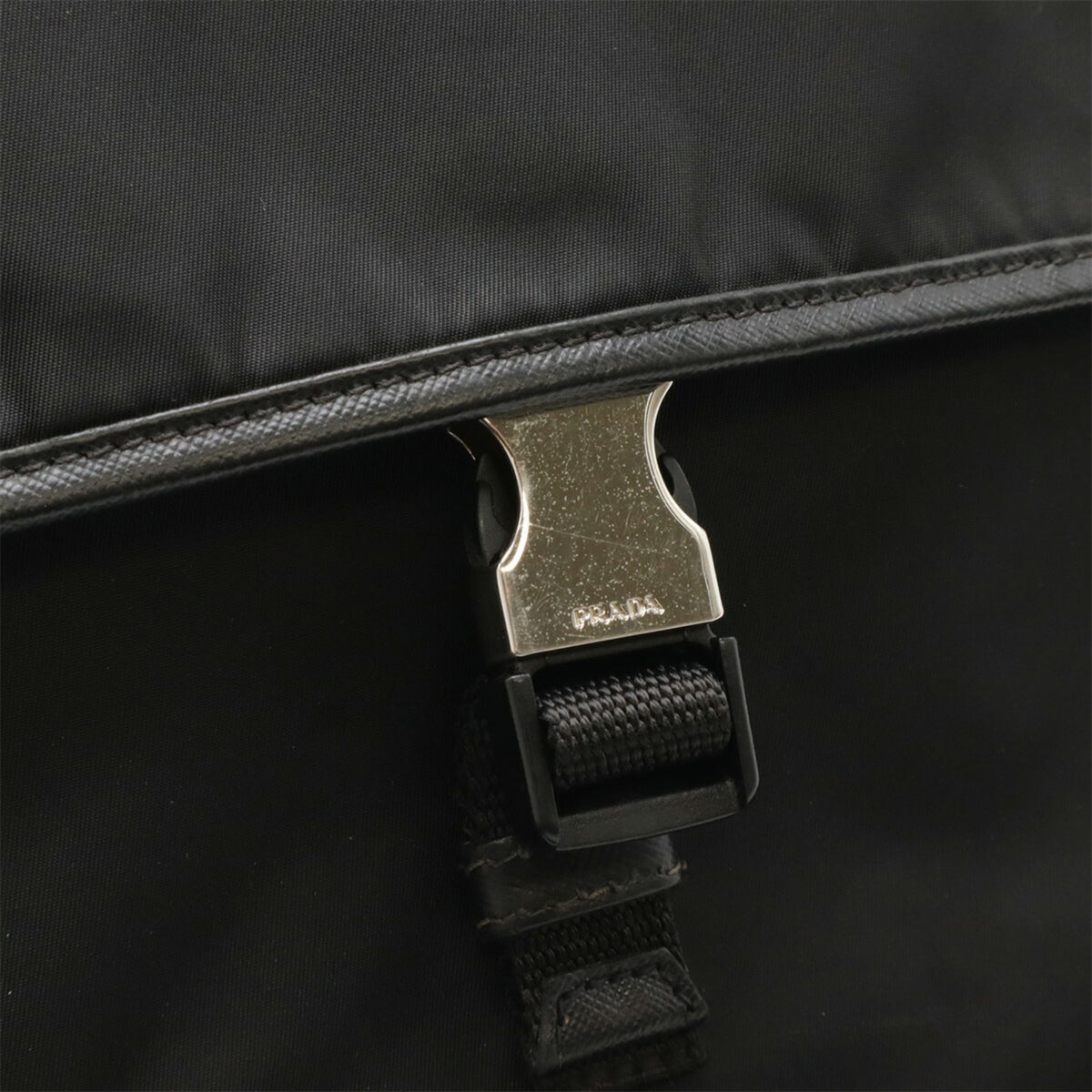 Buckle Messenger Bag Tessuto Small