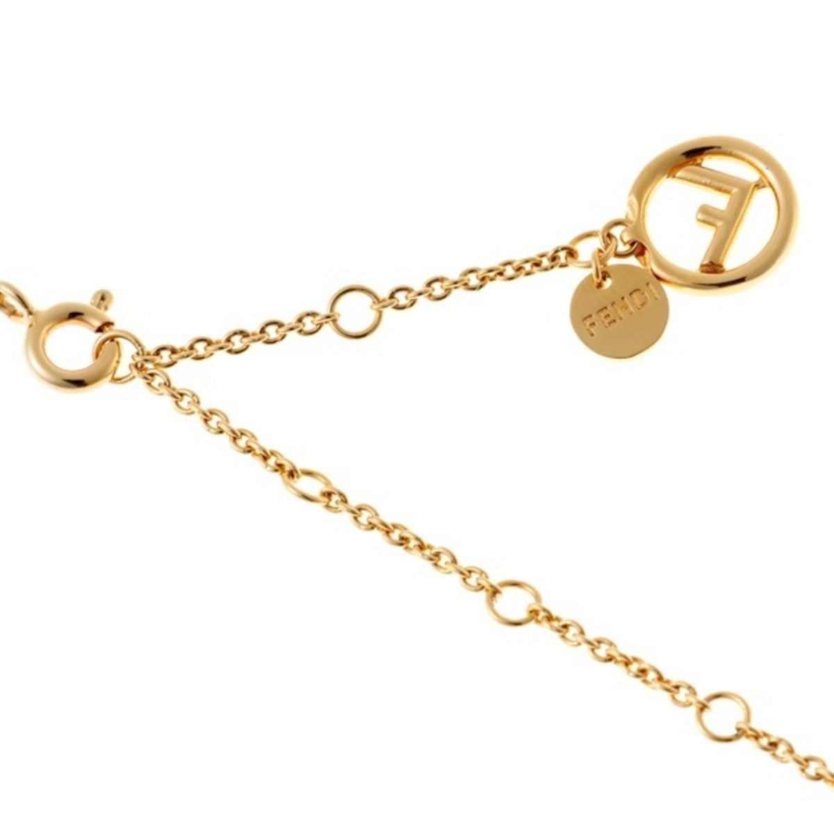 Pendant Necklace Gold Metal