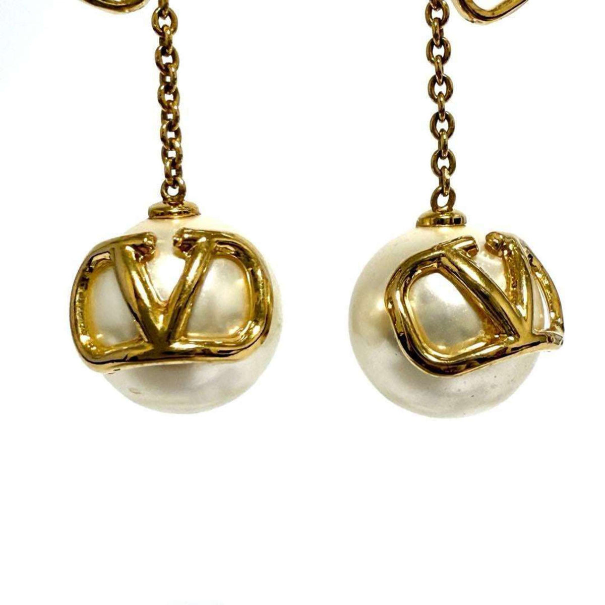 Logo Earrings Metal