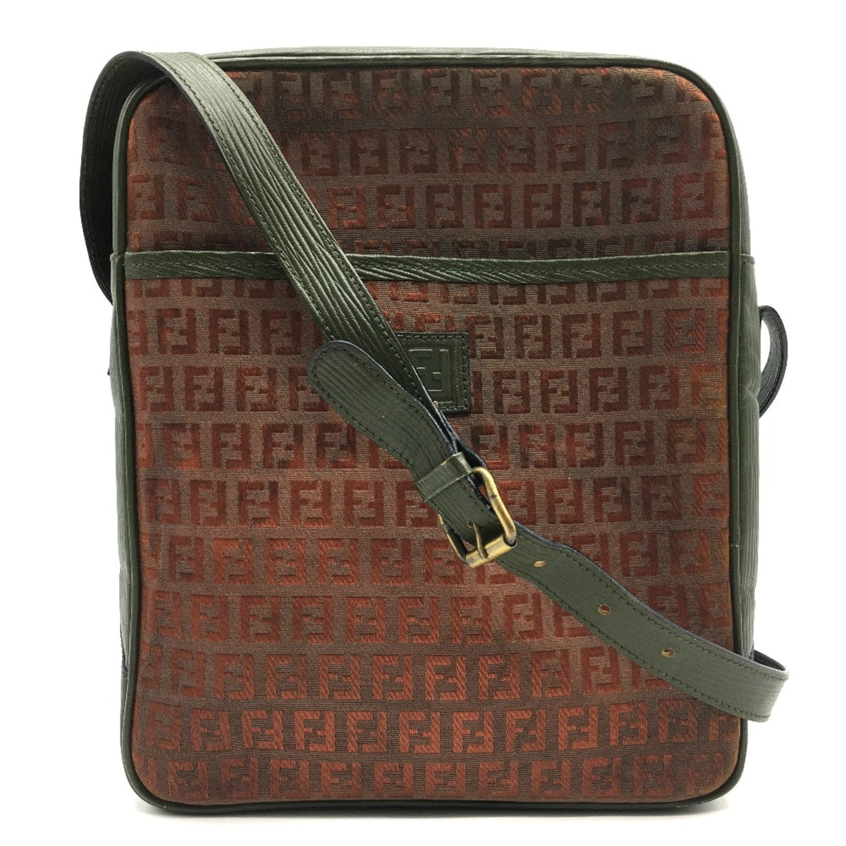 Front Pocket Messenger Bag Zucchino Coated Canvas Medium