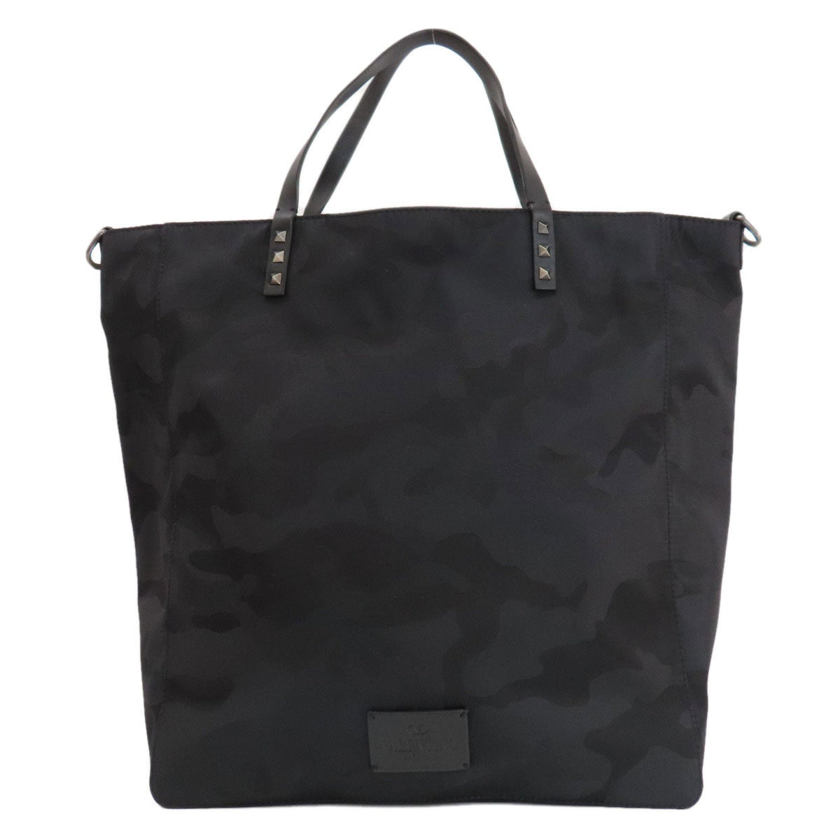 Rockstud Convertible Shopper Tote Leather Large