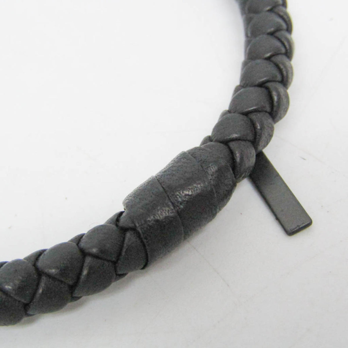 Intrecciato Bracelet Leather Black