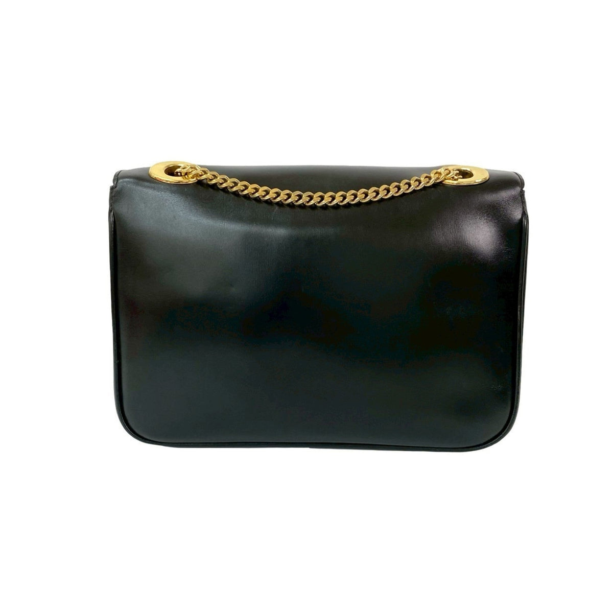 Triomphe Chain Shoulder Bag Leather Medium
