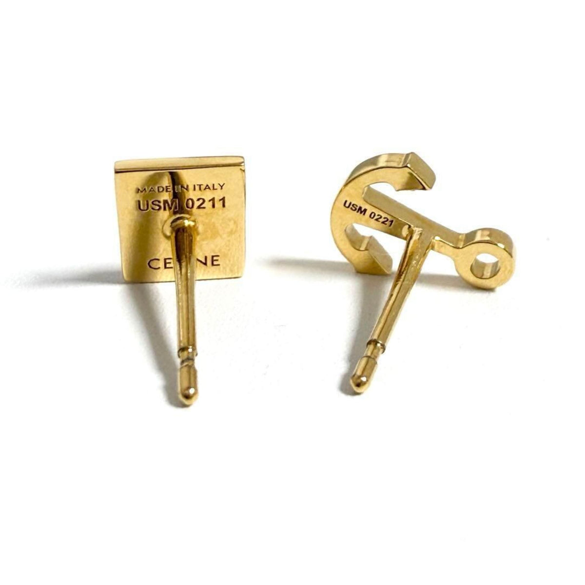 Logo Earrings Metal