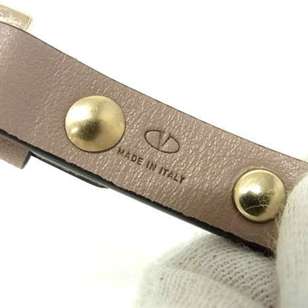 Bracelet Leather Pink Beige
