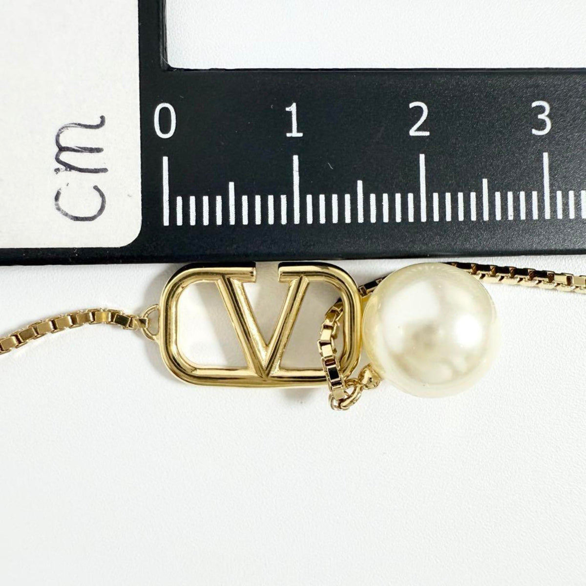 Pendant Necklace Artificial Pearl and Metal