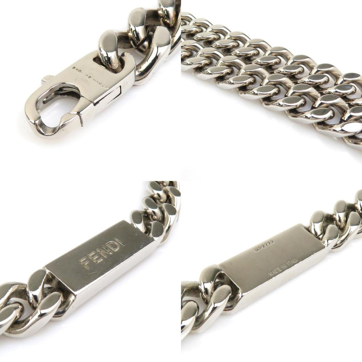 Pendant Necklace Metal Silver