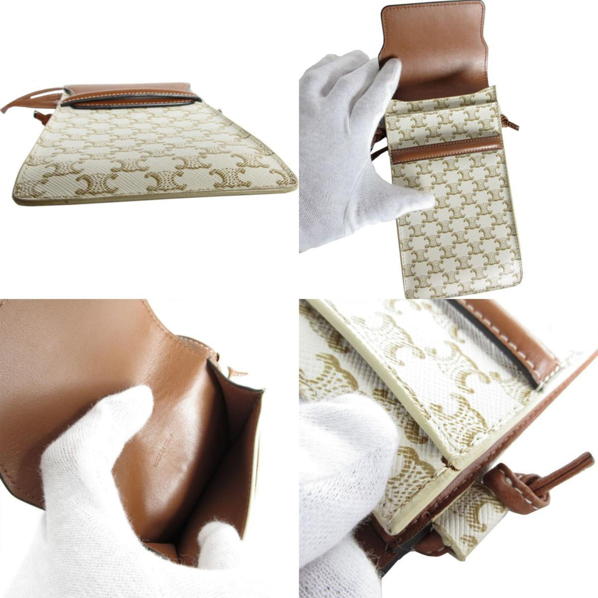 Triomphe East-West Shoulder Bag Triomphe Coated Canvas
