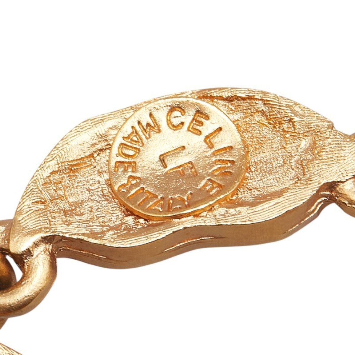 Leaf Motif Chain Bracelet Gold