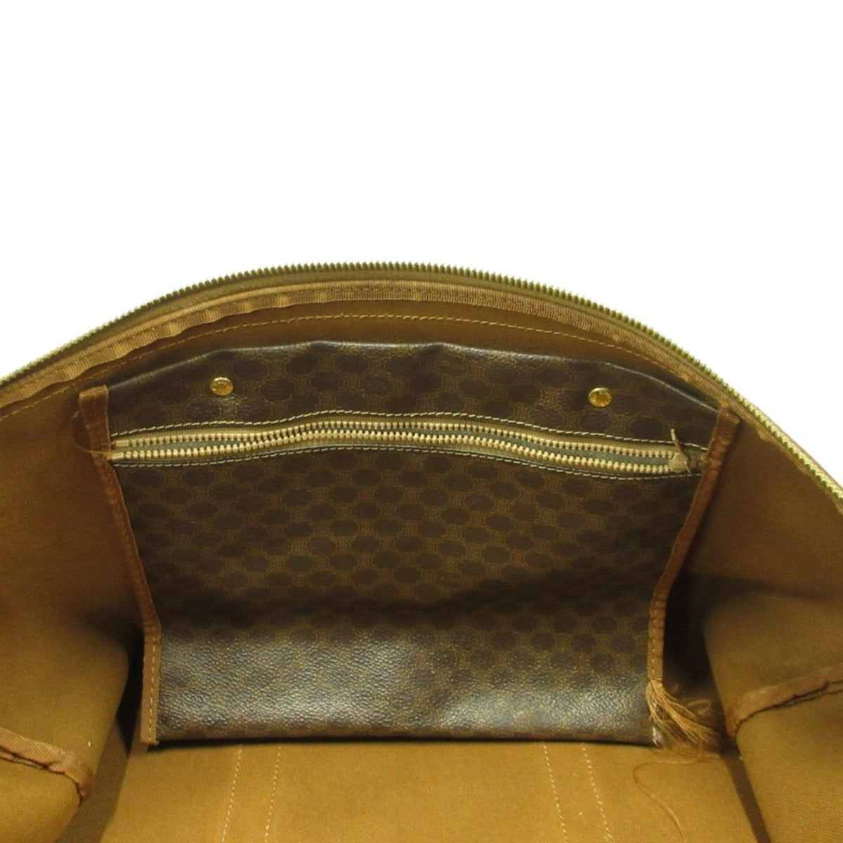 Vintage Duffle Bag Macadam Coated Canvas Large