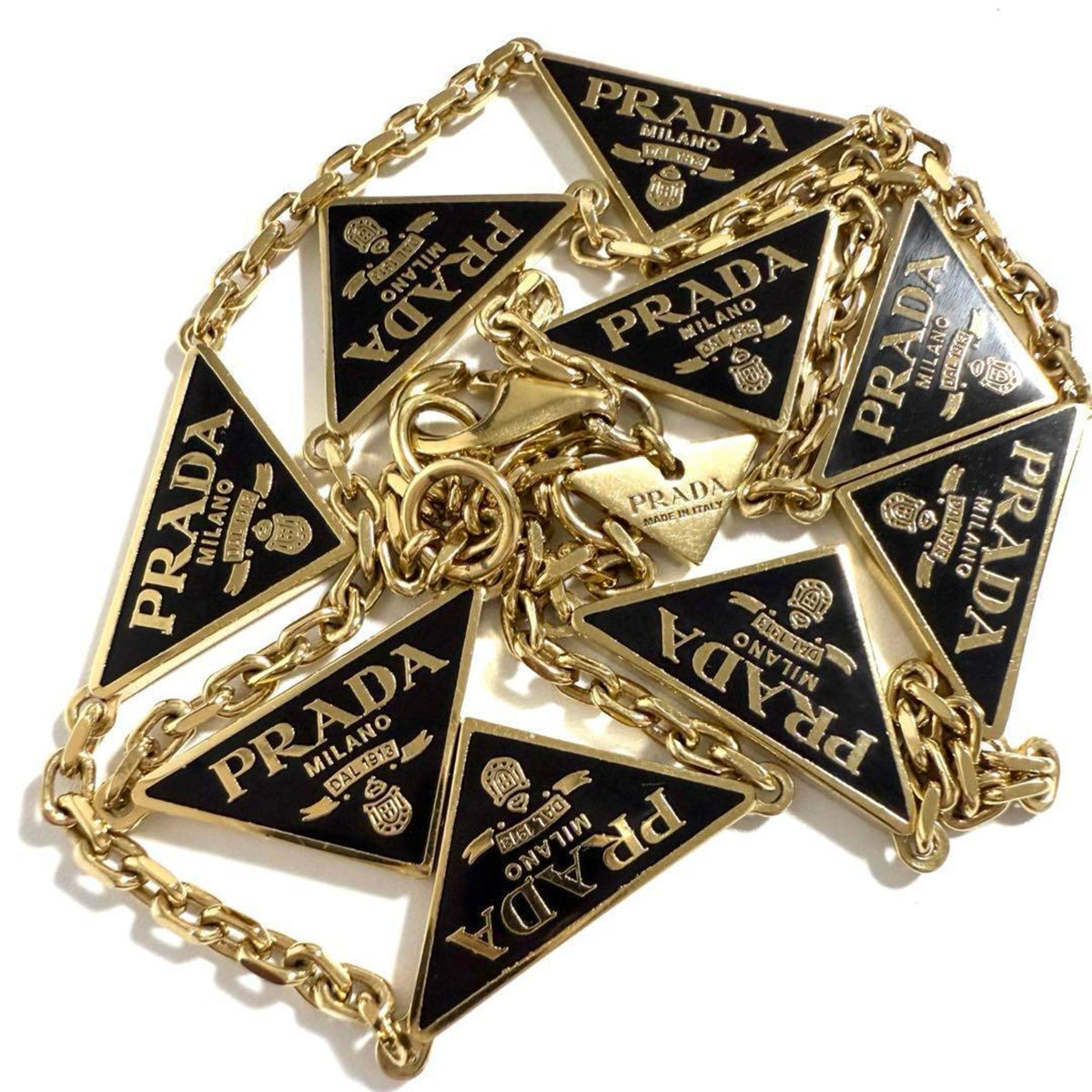 Pendant Necklace Enamel Metal