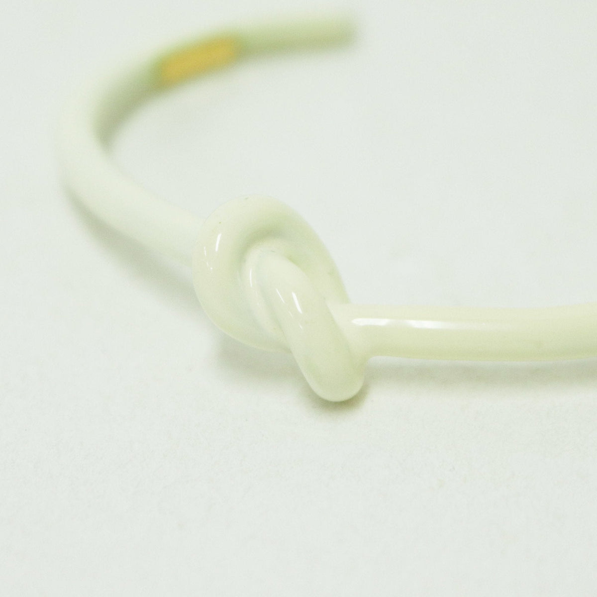 Coated Knot Phoebe Bracelet White