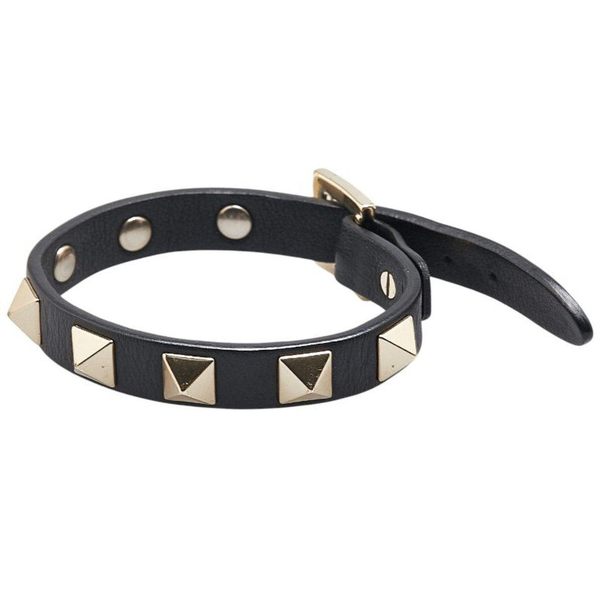 Bracelet Gold and Leather
