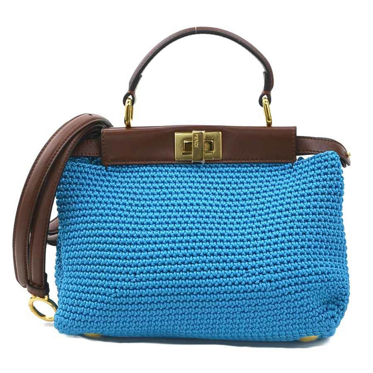 Peekaboo Bag Braided Leather Mini