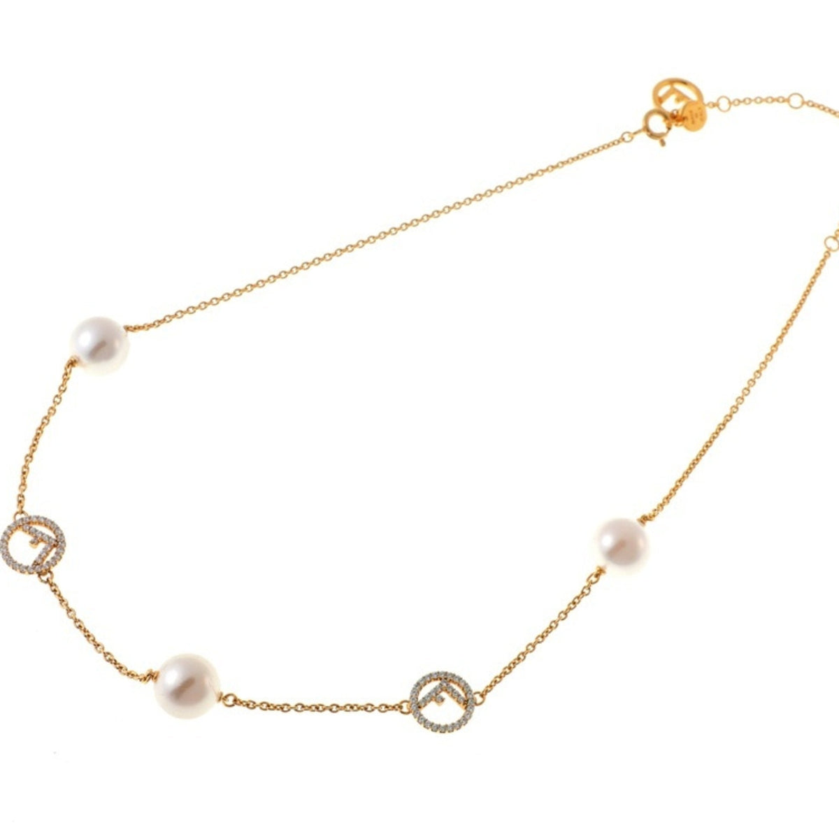 Pendant Necklace Gold Metal