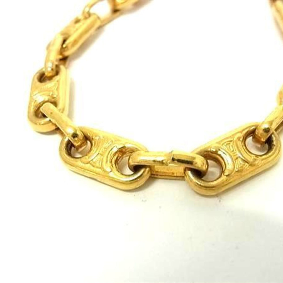 Macadam Pendant Necklace Gold Metal