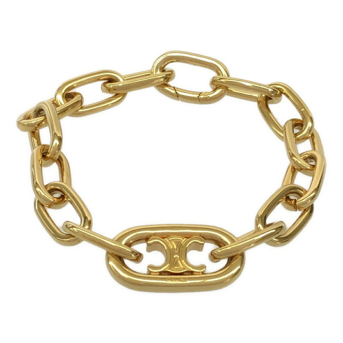Triomphe Link Bracelet Brass Gold