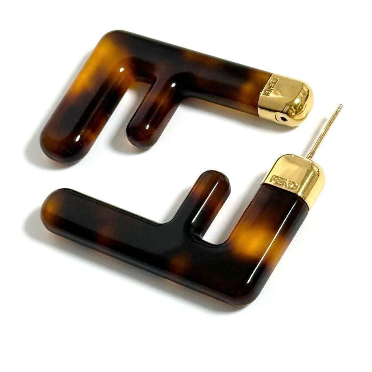 Earrings Metal and Resin