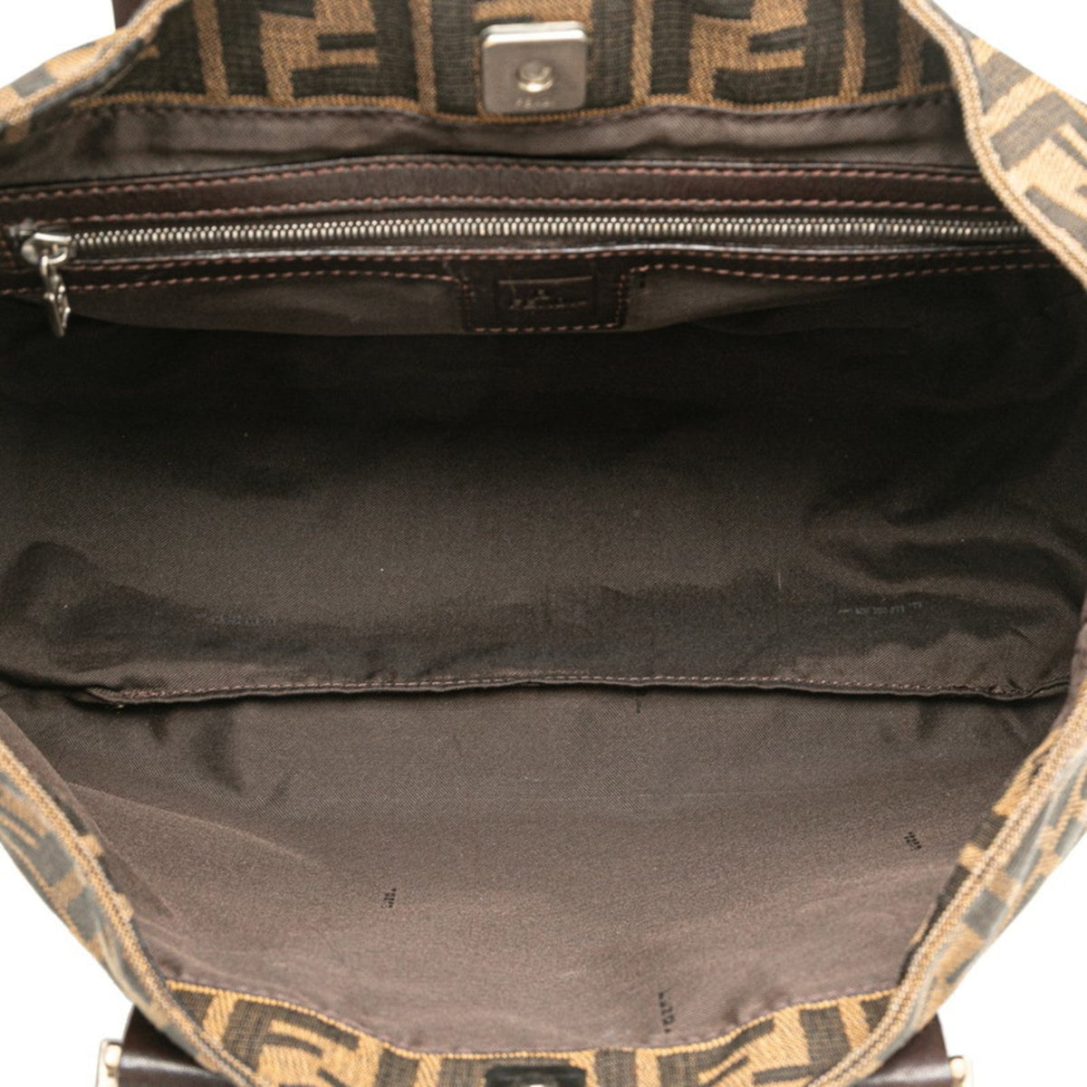 Vintage FF Handle Tote Zucca Canvas Small