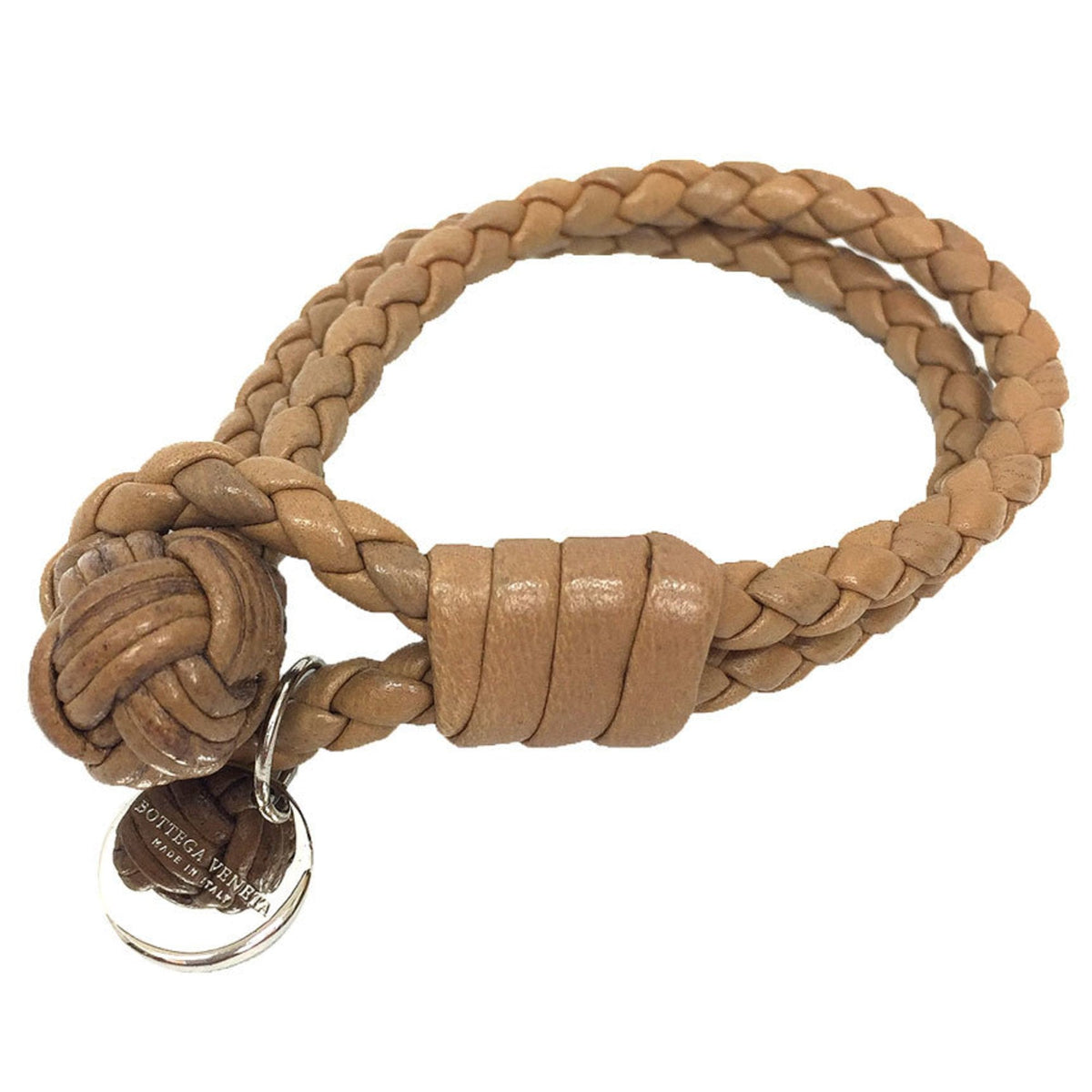 Charm Bracelet Leather Camel