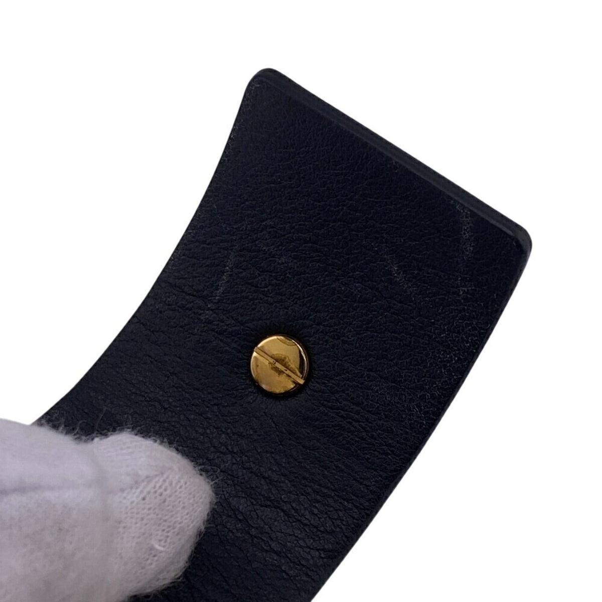 Bracelet Gold and Leather