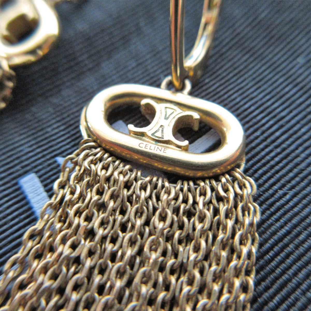 Earrings Gold-Tone Metal