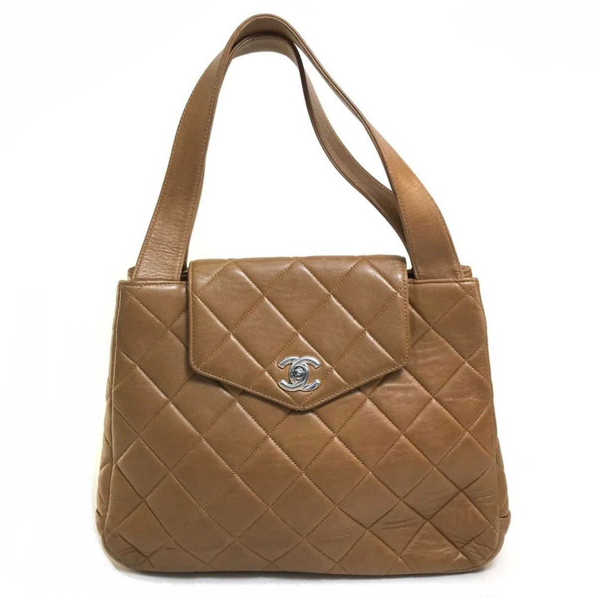 Vintage CC Shoulder Bag Quilted Lambskin Medium