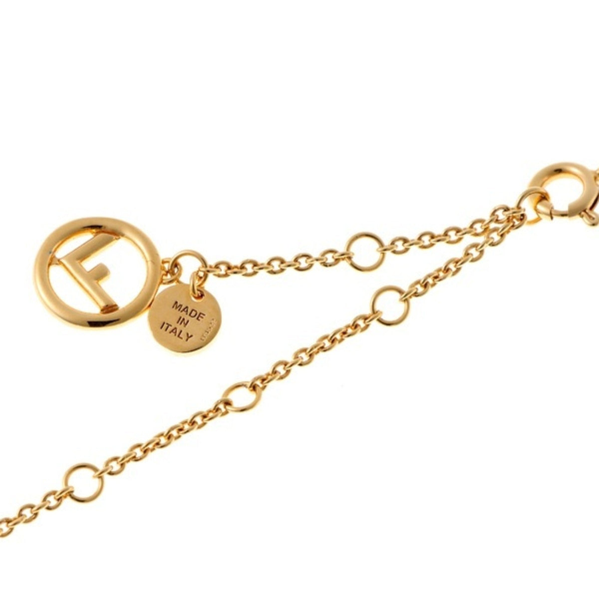 Pendant Necklace Gold Metal