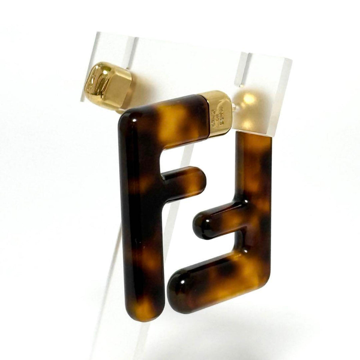 Earrings Metal and Resin