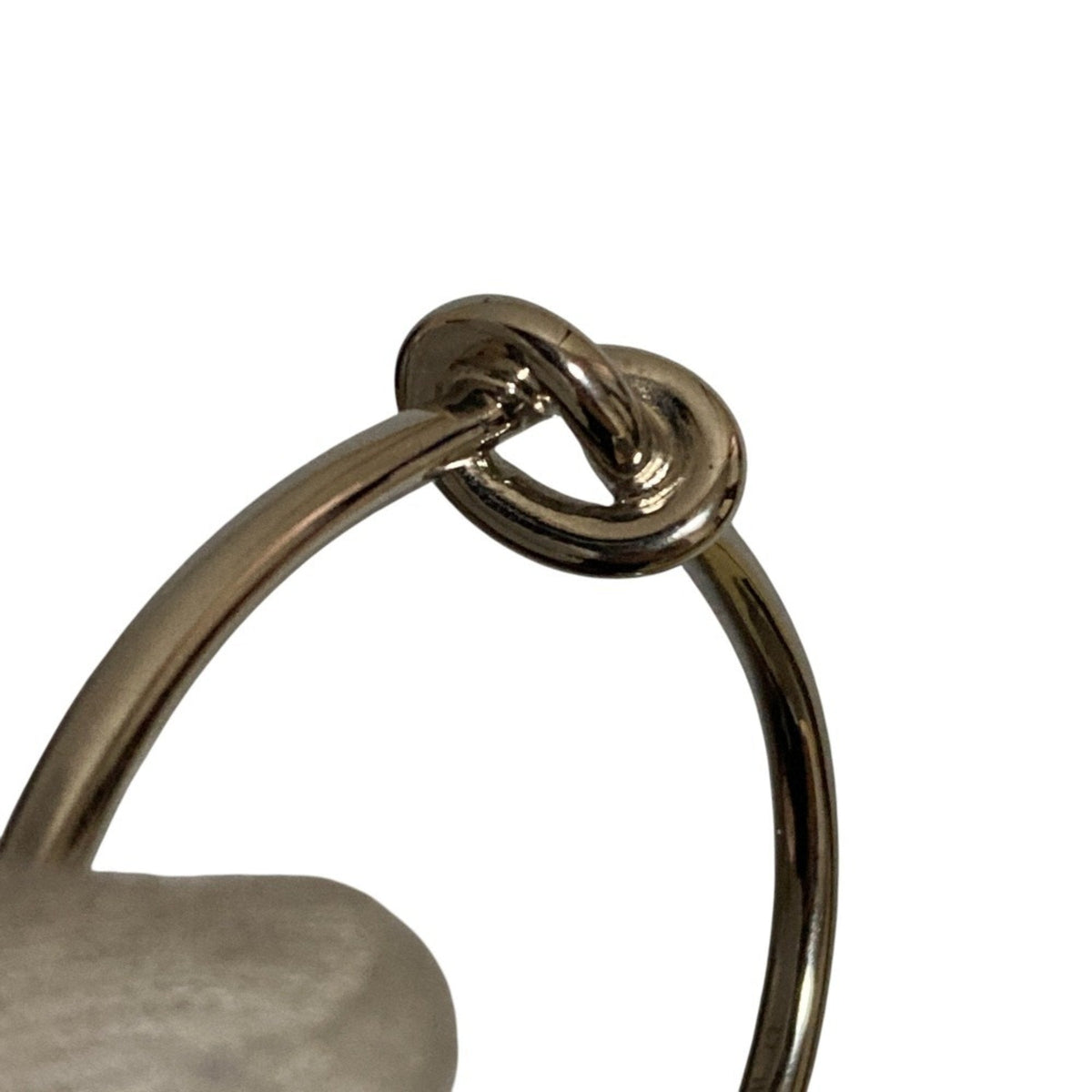 Knot Bangle Sterling Silver Bracelet