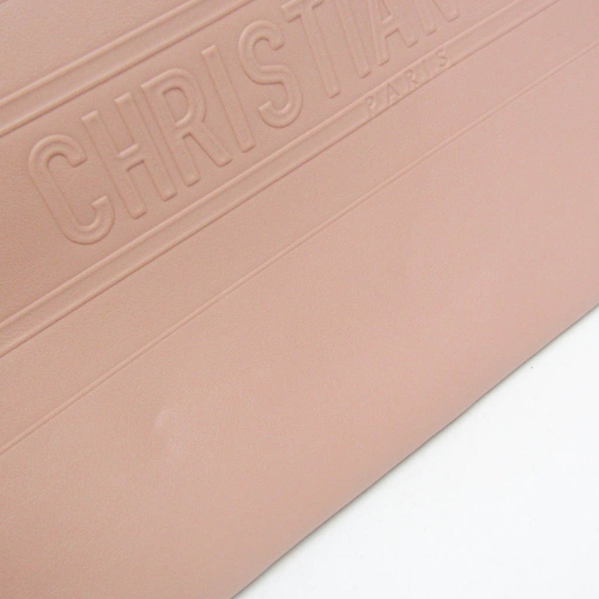 Book Tote Embossed Leather Large