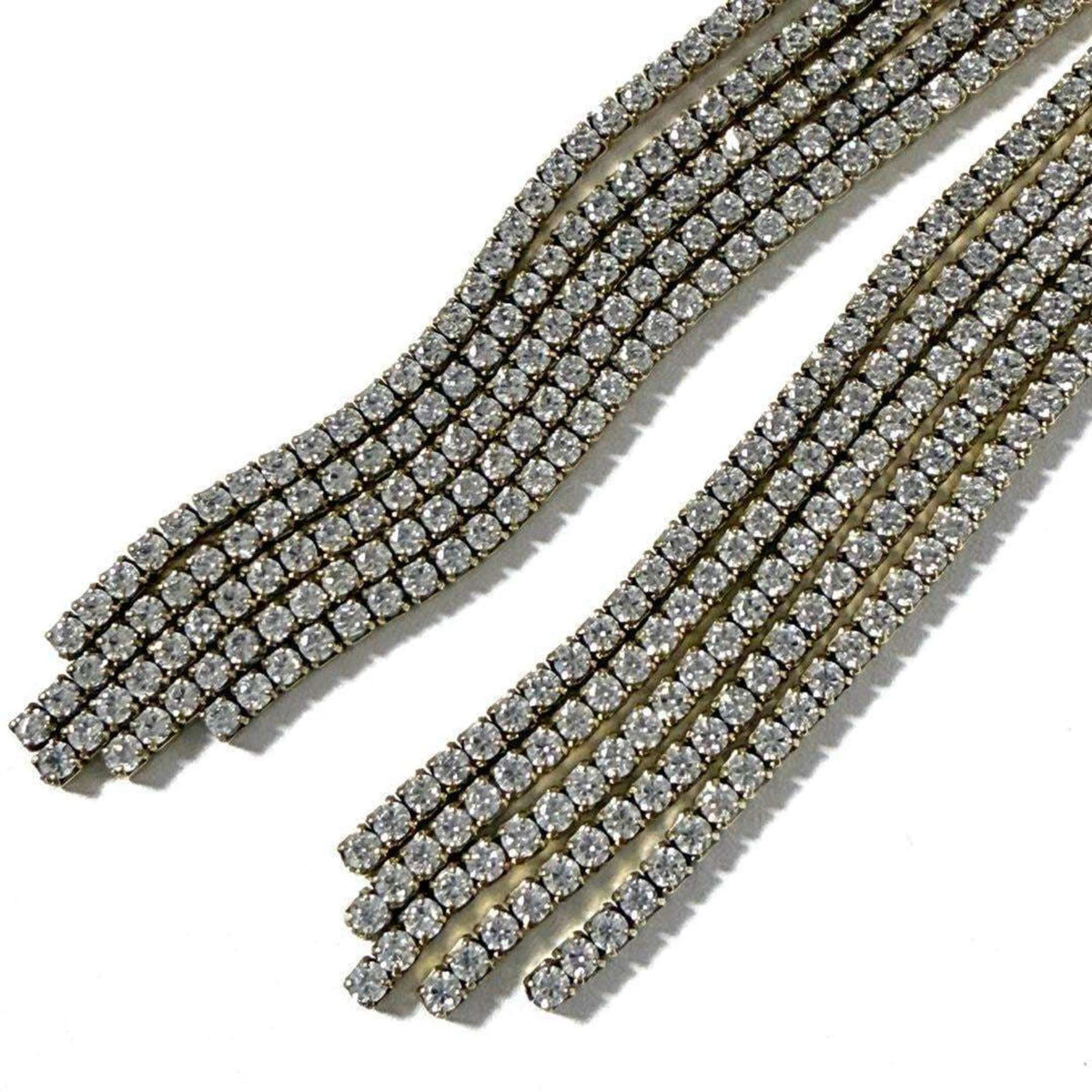 Earrings Crystal Palladium and Sterling Silver