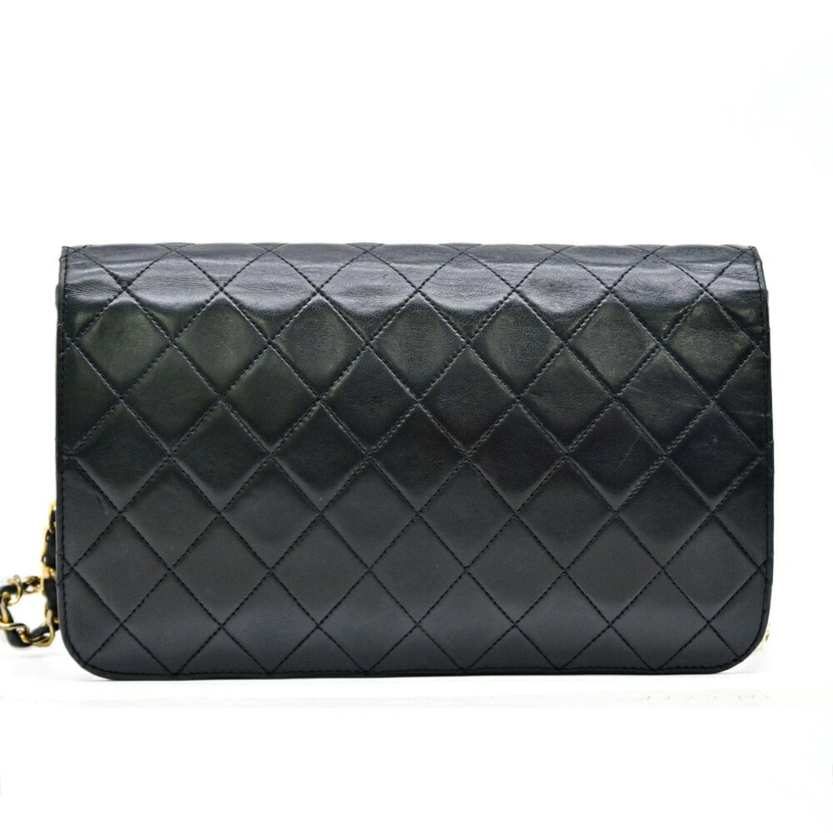 Vintage Full Flap Bag Quilted Lambskin Medium