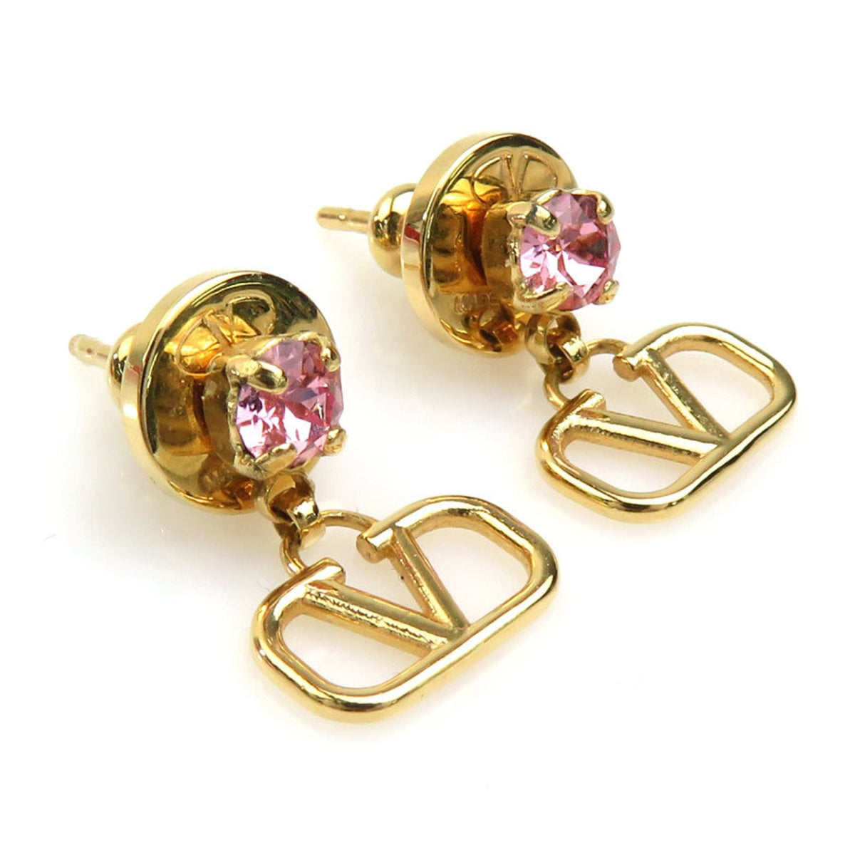 Earrings Gold-Tone Metal