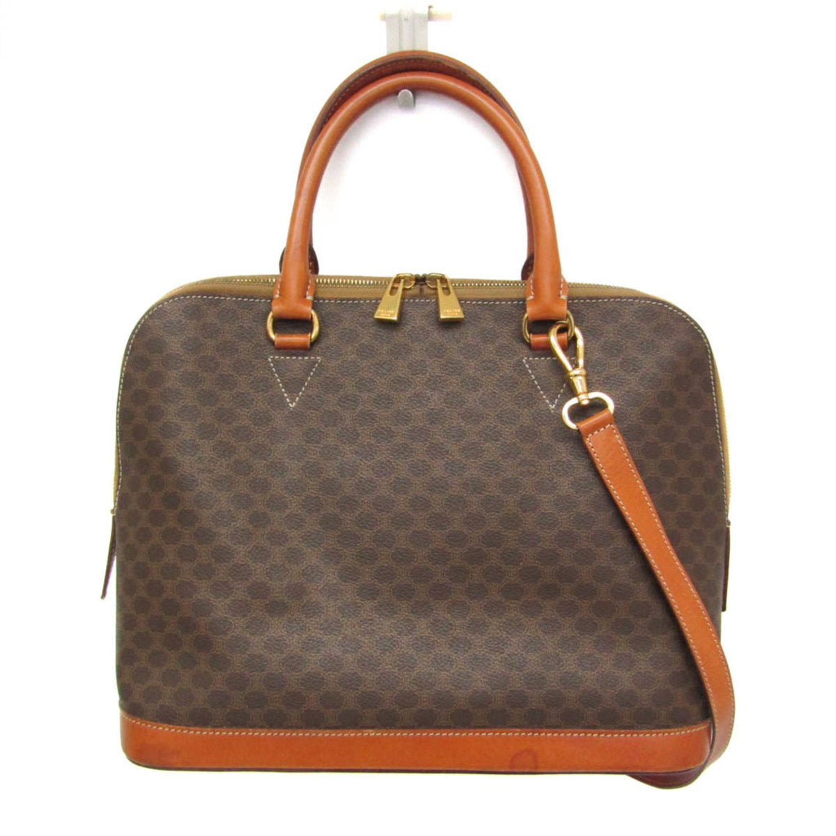 Vintage Duffle Bag Macadam Coated Canvas Large