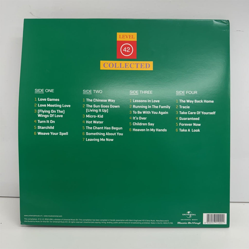 Level 42 - Collected 2x 180G Vinyl LP