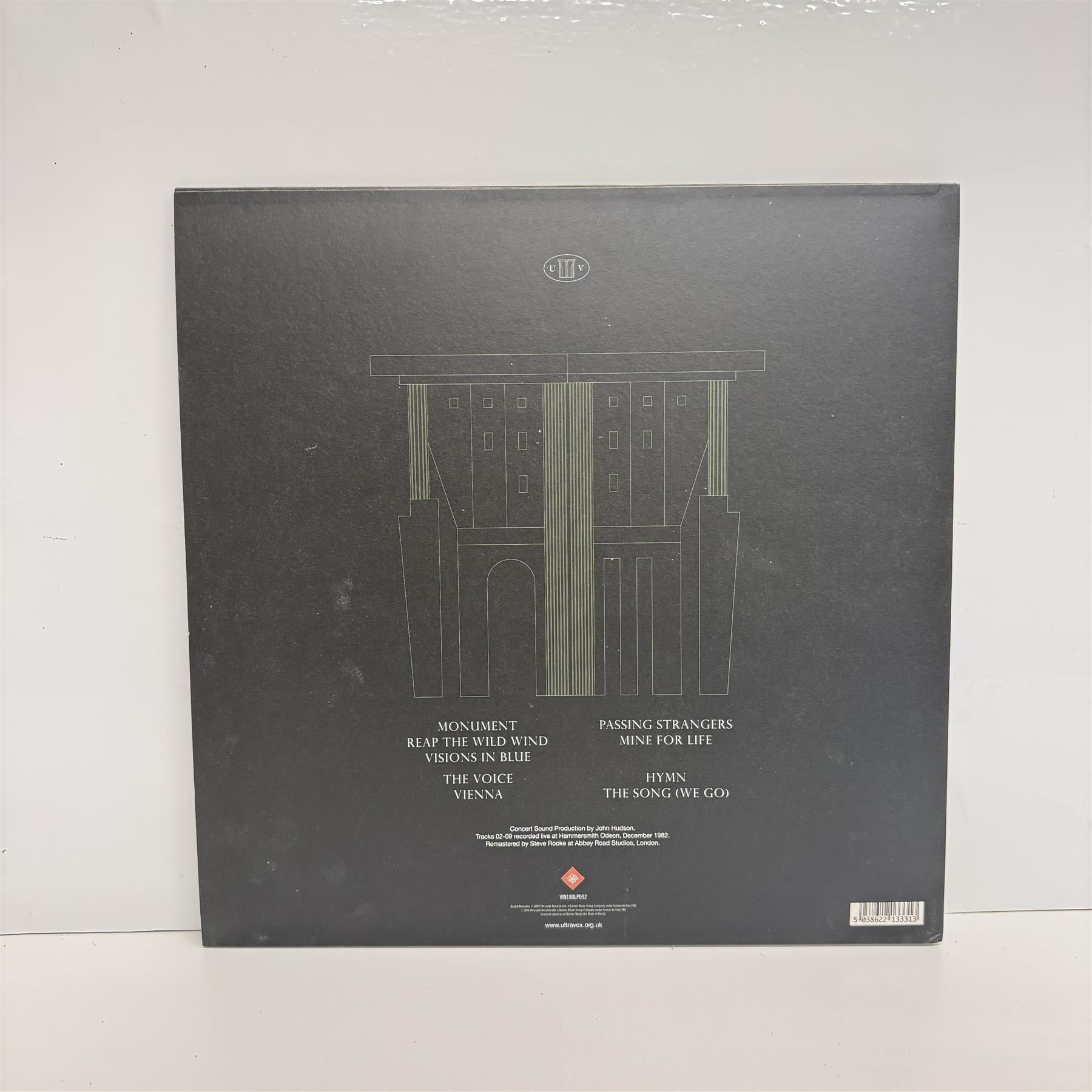 Ultravox - Monument The Soundtrack Limited 2x White Vinyl LP