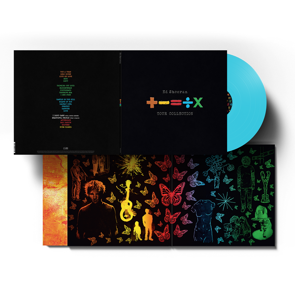 Ed Sheeran - +-=÷× TOUR COLLECTION 2x Bright Blue Vinyl LP