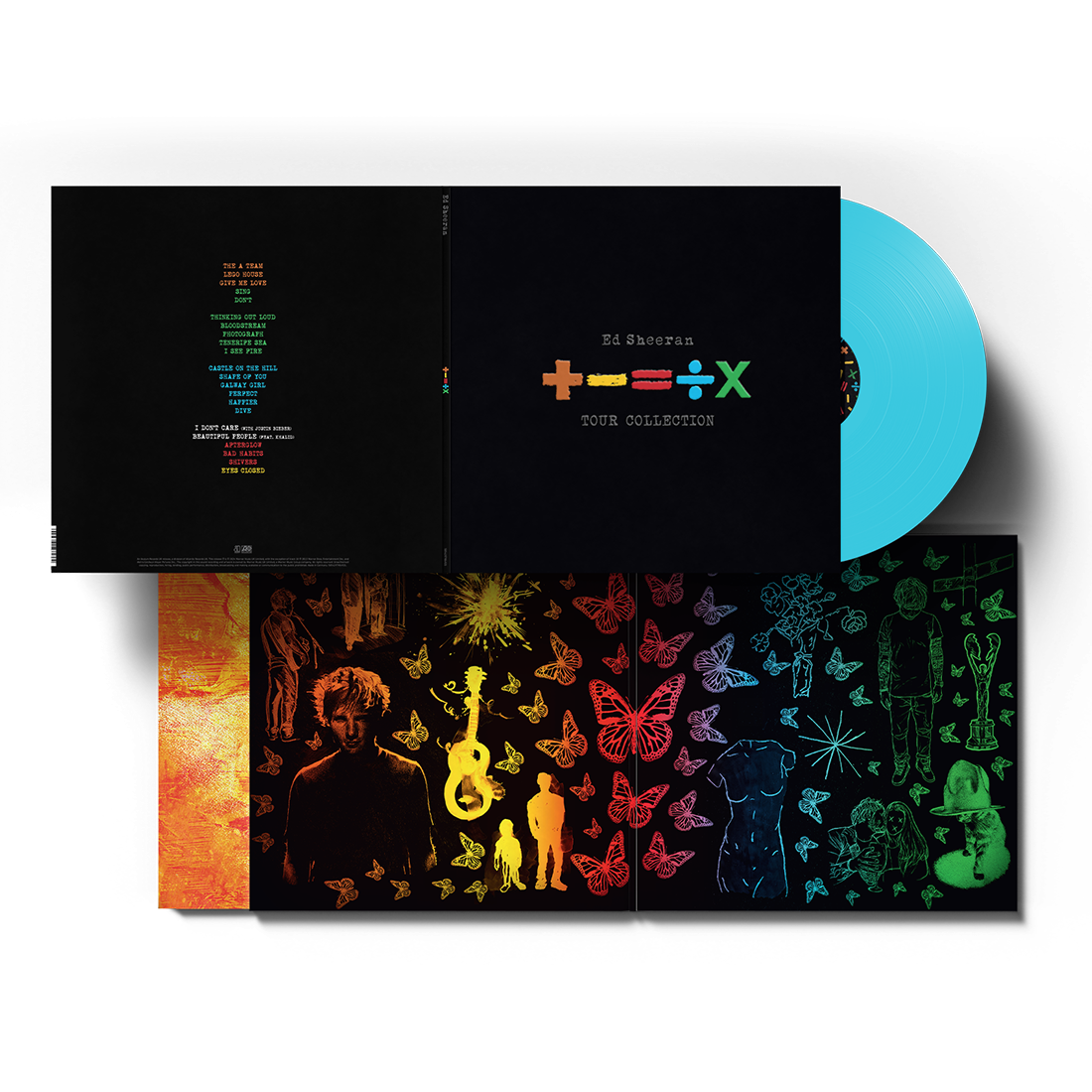 Ed Sheeran - +-=÷× TOUR COLLECTION 2x Bright Blue Vinyl LP