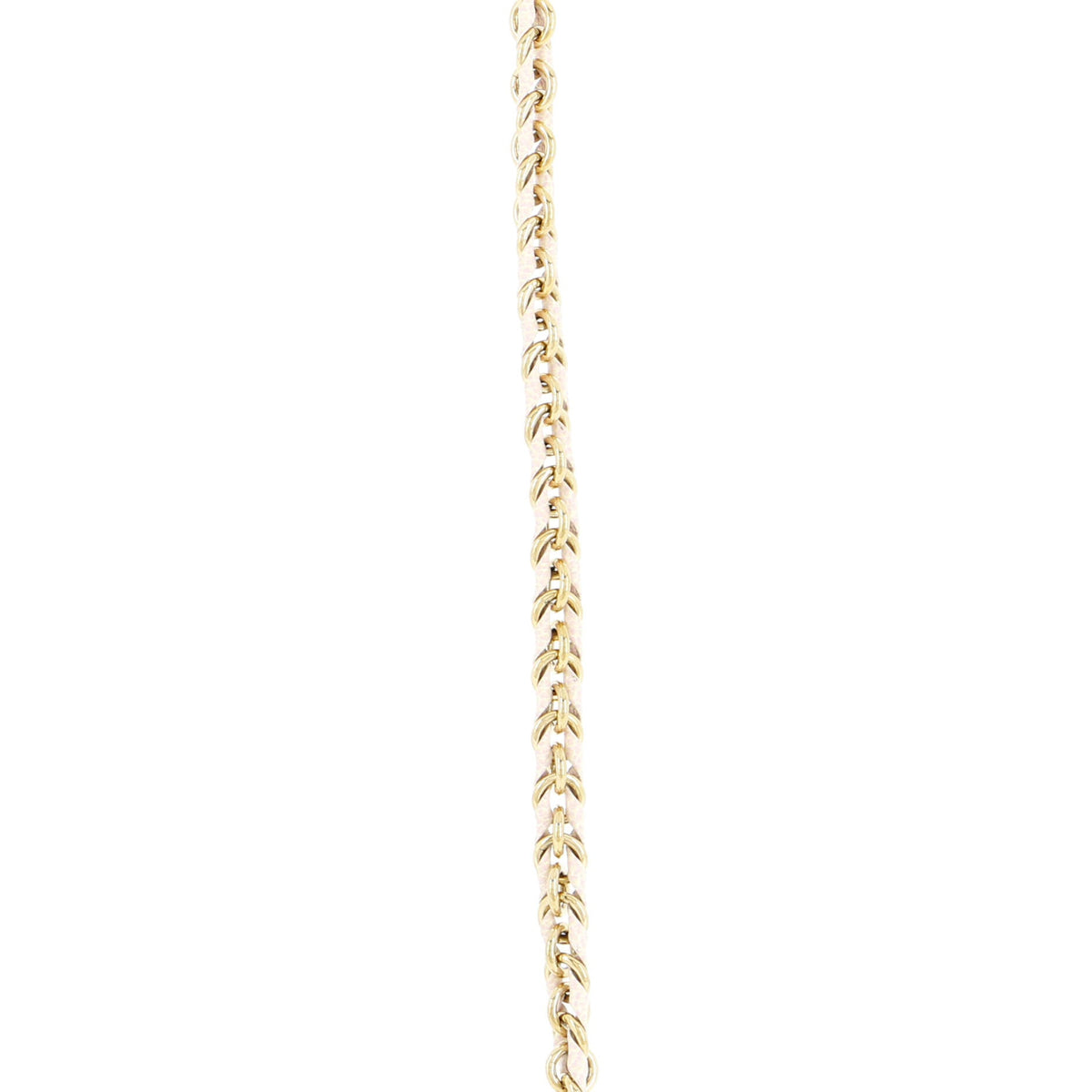 Multi Pochette Accessoires Woven Chain Strap Leather and Metal