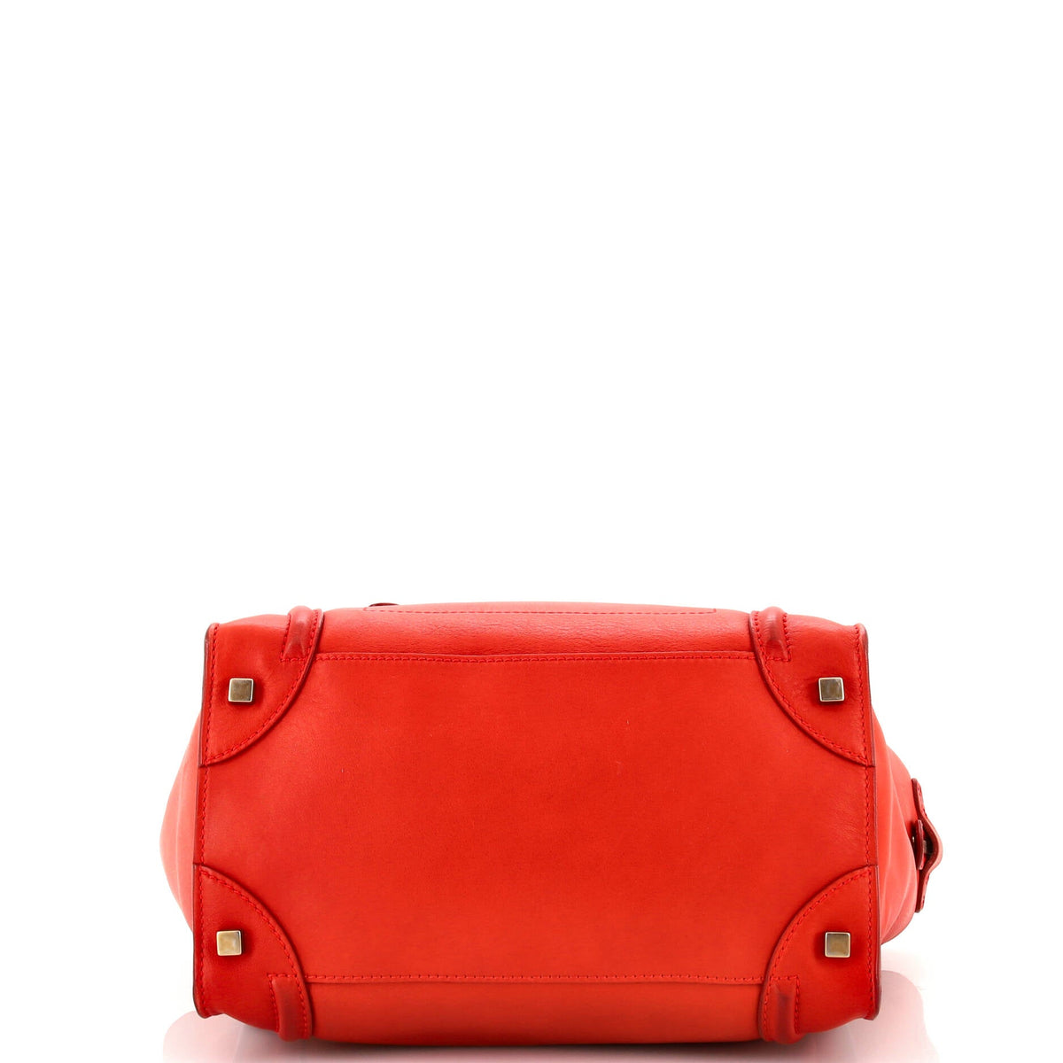 Luggage Bag Smooth Leather Medium